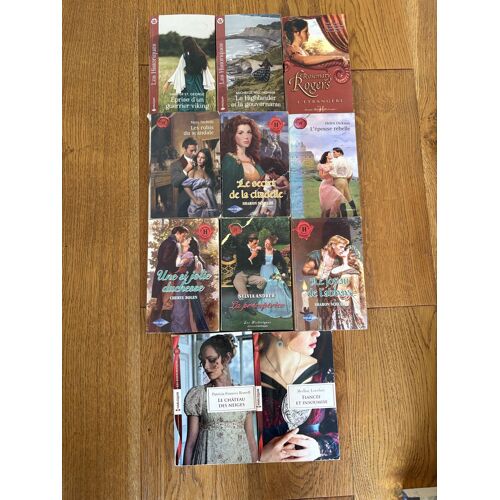 Lot 11 Romans Harlequin Les Historiques Toutes Époques Amour 