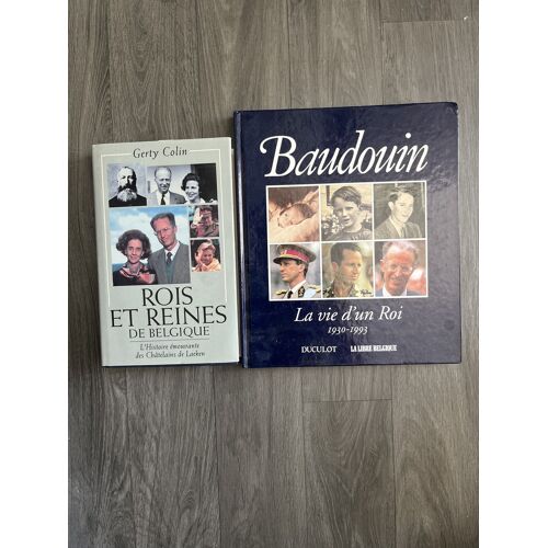 📚 Lot De 2 Livres Sur La Monarchie Belge – Baudouin & Rois Et Reines De Belgique