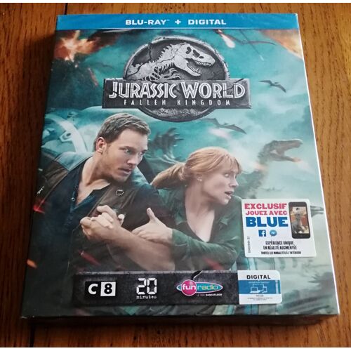 Blu-Ray Du Film " Jurassic World : Fallen Kingdom "En Édition Limitée Avec Inclus La Copie Digital Et Fourreau