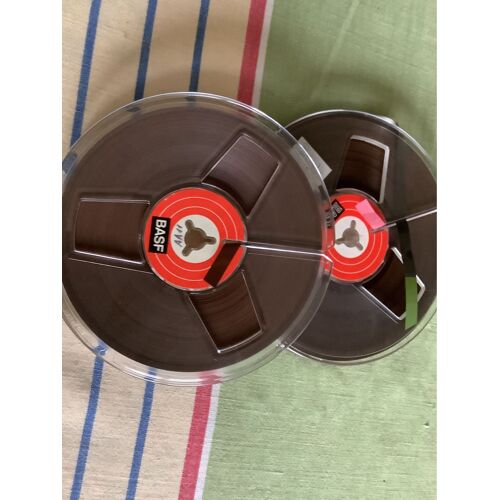 Bande magnétique pour magnétophone à bobine 12,7 diamètre, lot de 2 pièces