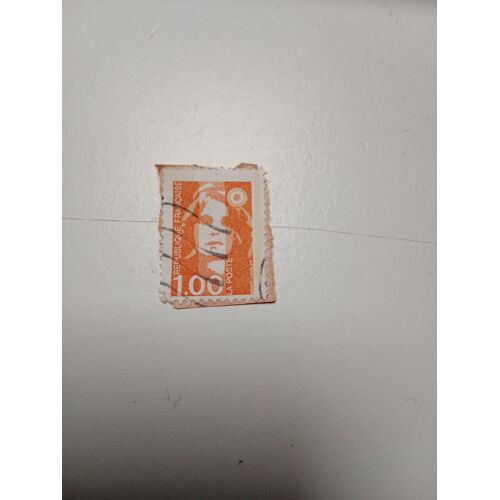 Timbre France Oblitéré 1,00 Yvert N°2620 Type Marianne Du Bicentenaire Orange De 1990 +