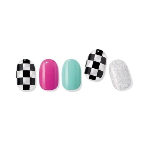 Edge U Racing Check Bandes Pour Ongles Multicolore