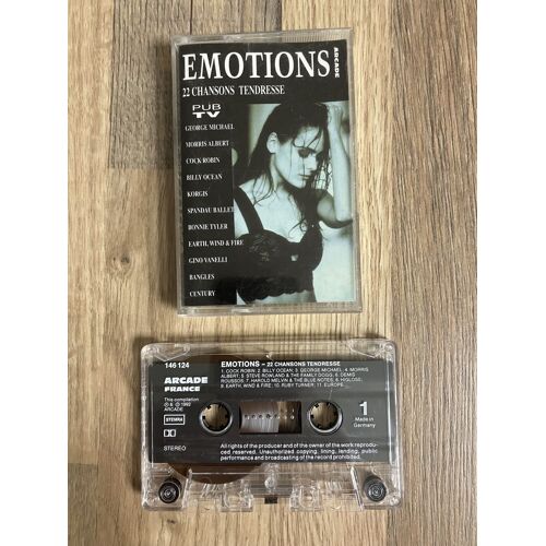 Cassette Audio Émotions 22 Chansons Tendresse