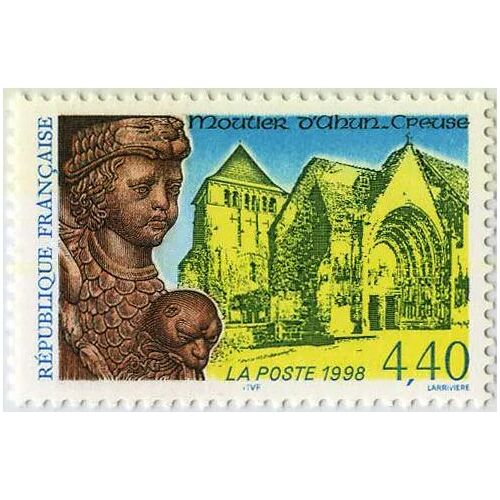 France 1998, Très Beau Timbre Neuf** Luxe Yvert 3128, Millénaire De L'Abbaye Du Moutier D'Ahun Dans La Creuse.