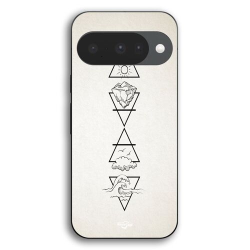 Coque Pour Google Pixel 10 Les 4 éléments sacrés spirit Maniacase