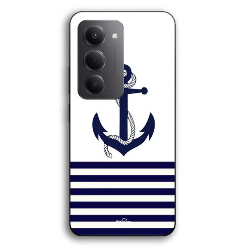 Coque Pour Xiaomi Redmi 15 Cap sur l'océan, ancre marine fond blanc Maniacase