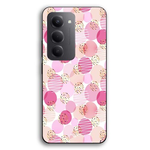 Coque Pour Xiaomi Redmi 15 Fond de texture rose rond Maniacase