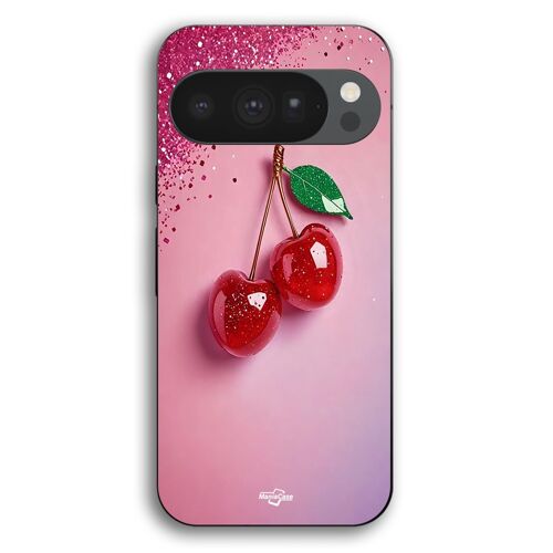 Coque Pour Google Pixel 10 Pro Cerise brillante Maniacase