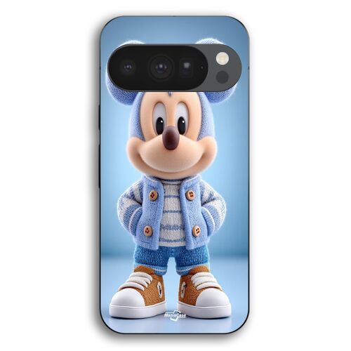 Coque Pour Google Pixel 10 Pro Mickey tricot doux disney style Maniacase