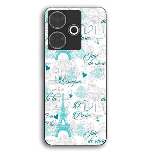 Coque Pour Xiaomi Redmi 13 Bonjour Paris joie de vivre Maniacase