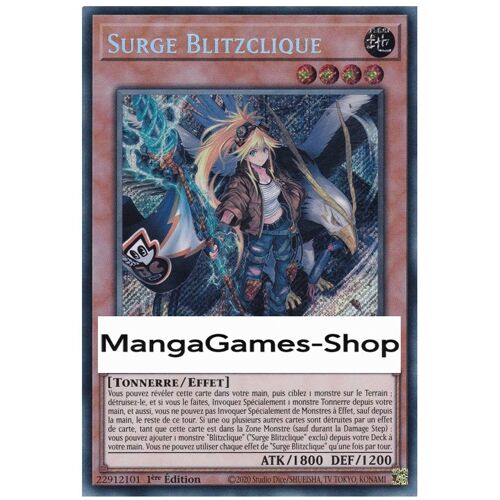 Yu Gi Oh ! Deck Blitzclique Prêt À Jouer En Français