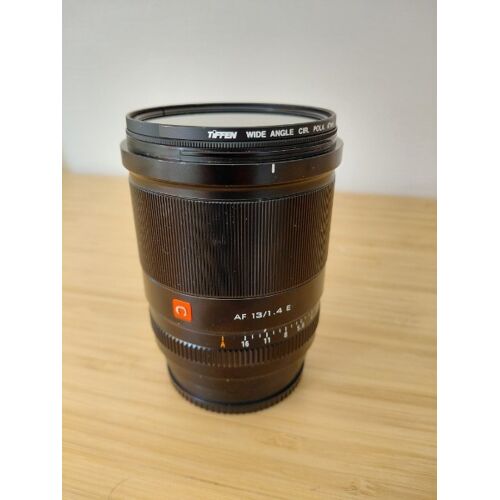 VILTROX AF 13mm f1.4 pour Sony E + filtre polarisant TIFFEN