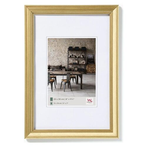 Walther Lounge - Cadre photo - Conçu pour : 8x12 pouces (20x30 cm) - polystyrene, MDF - rectangulaire