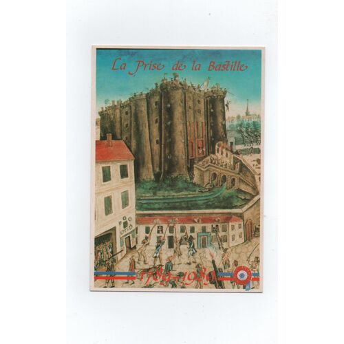 La Prise De La Bastille (14 Juillet 1789) - Carte Série Révolution Française 1789-1989.