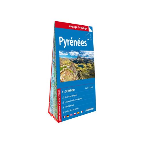 Pyrenees 1/300.000 Carte Routiere Et Tou