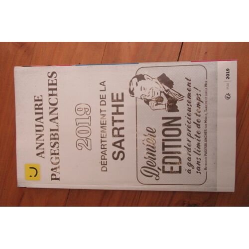 Annuaire Pages Blanches 72 Sarthe 2019 Dernière Édition