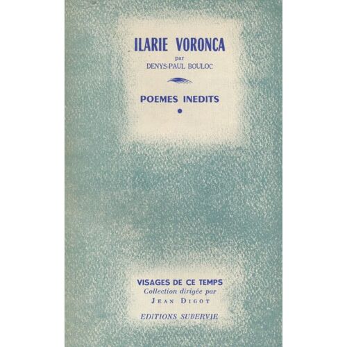 Ilarie Voronca. Poèmes Inédits