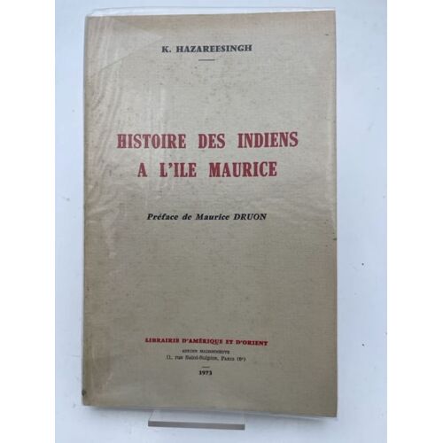 Histoire Des Indiens À L'ile Maurice