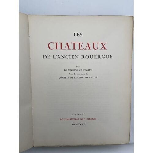 Les Chateaux De L'ancien Rouergue