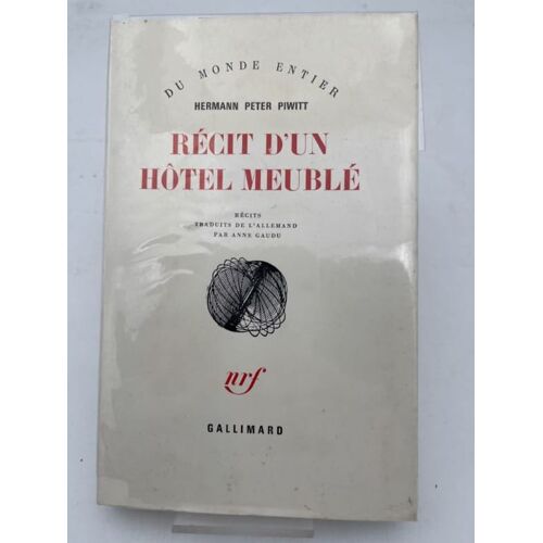 Recit D'un Hotel Meuble