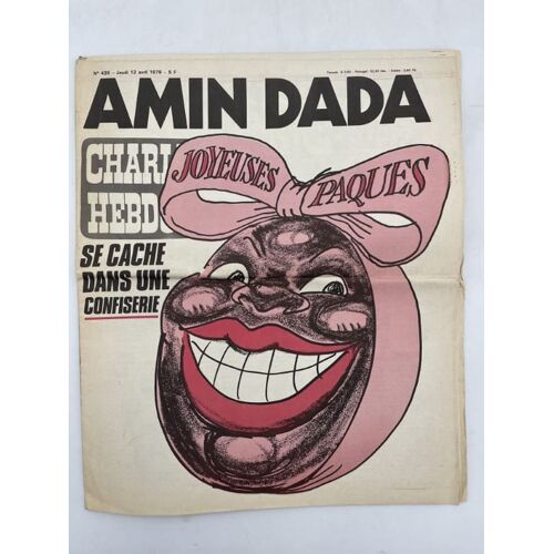 Charlie Hebdo N° 439. Amin Dada. 12 Avril 1979