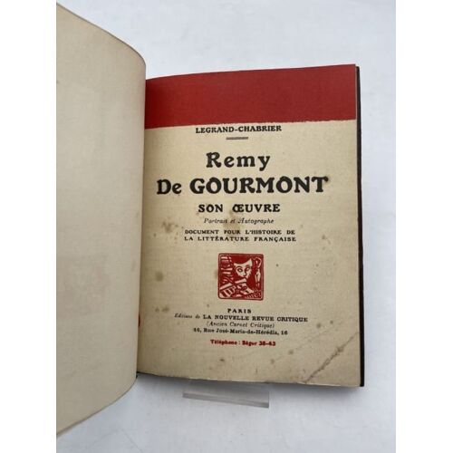 Rémy De Gourmont Son Oeuvre