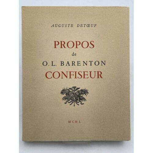 Propos De O.L Barenton Confiseur