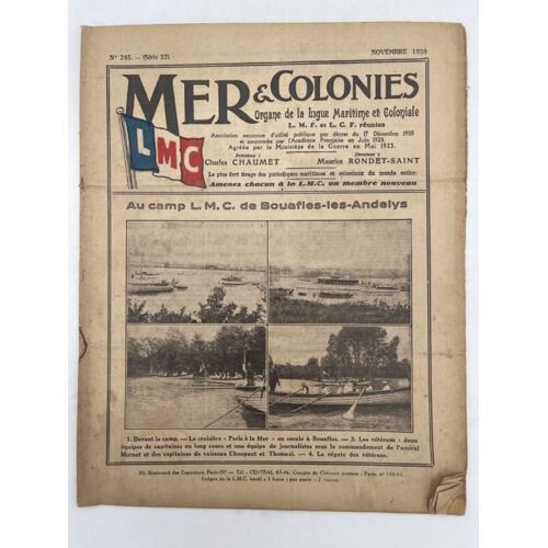 Mer Et Colonies. N°245 De Novembre 1930