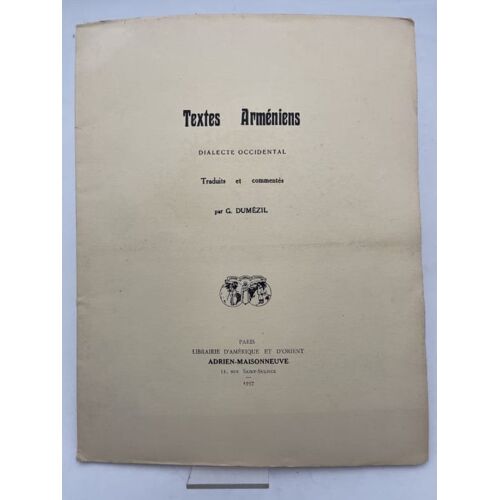 Textes Arméniens. Dialecte Occidental