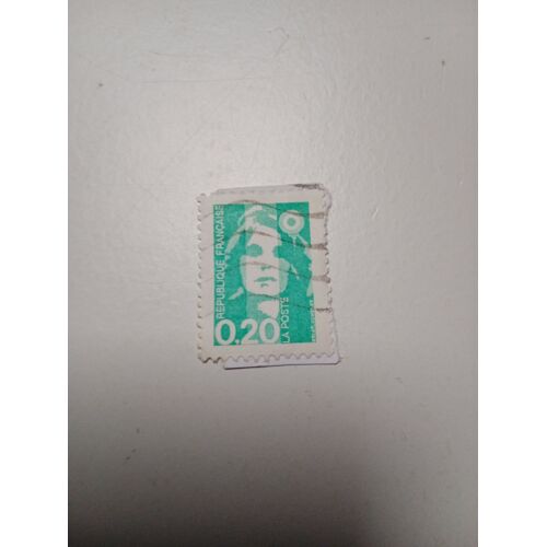 France Timbre Y & T N° 2618 De 1990 Emeraude Type Marianne Du Bicentenaire 0,20 Z