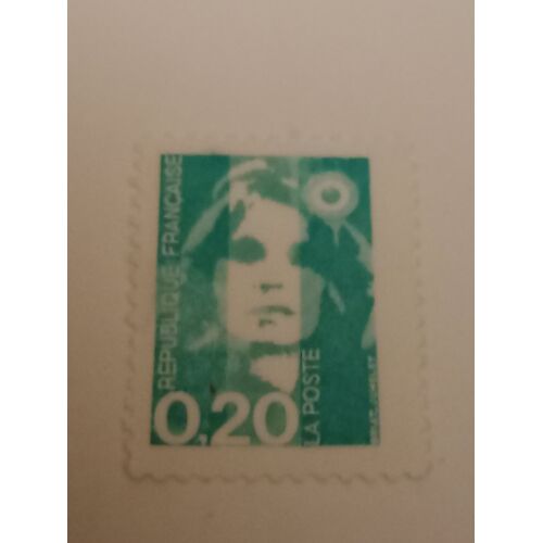 France Timbre 0,20 Non Oblitéré Y & T N° 2618 Émeraude Type Marianne Du Bicentenaire De 1990 F