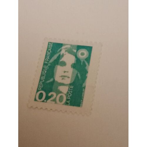 France Timbre 0,20 Non Oblitéré Y & T N° 2618 Émeraude Type Marianne Du Bicentenaire De 1990 H