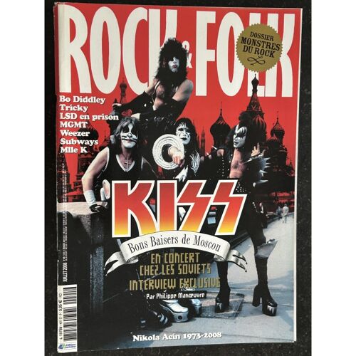 Rock & Folk 491 Kiss Bons Baisers De Moscou Bo Diddley Tricky Nikola Acin