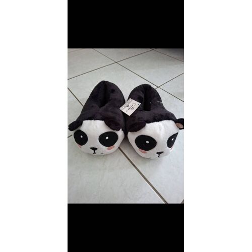 Chaussons Peluche Panda