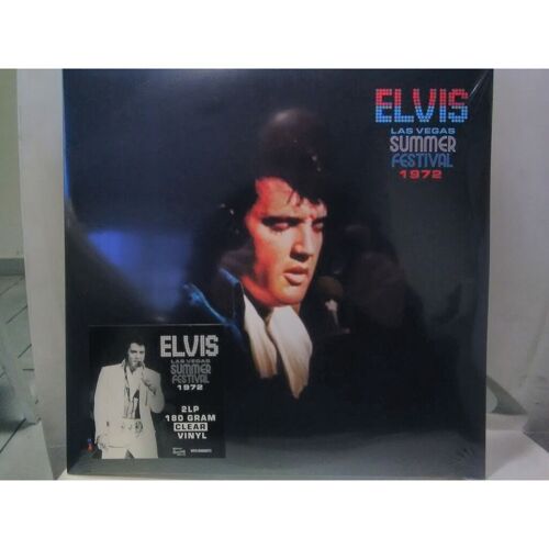 Elvis Presley Las Vegas Summer Festival 1972 Double Album 2lp Clear Vinyls Transparents ! 11 & 12/8/72 Las Vegas Midnight Soundboard Stéréo Shows !