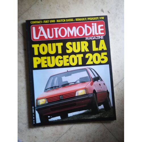 L Automobile Magazine 440 De 1983 Peugeot 205,Fiat Uno,Audi Quattro Gr4,Opel Rekord,Toyota Celica Supra,Lancia Prisma,Renault 9 Tde,Peugeot 305 Gld Serie 2,Jetta Gld,Aro 10,Dakar,Ragnotti,Mikkola,Lotu