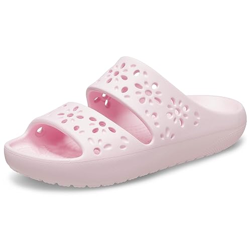 Mules Et Sabots Crocs Classic Floral Cut Out Sandal Pour Femme