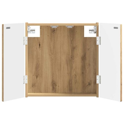 vidaXL Cabinet pour cible ARNHEM Chêne artisanal 52,5 x 10,5 x 53,5 cm