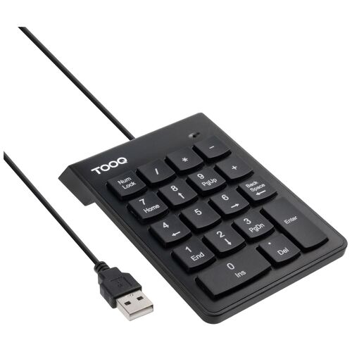 TooQ TQK-2001-B clavier Bureau USB Non Noir