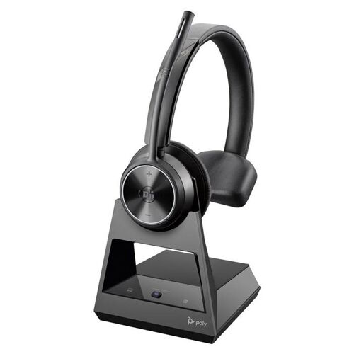 HP Poly Savi 7310-M Office - Savi 7300 series - micro-casque - sur-oreille - DECT - sans fil - noir - Certifié pour Microsoft Teams