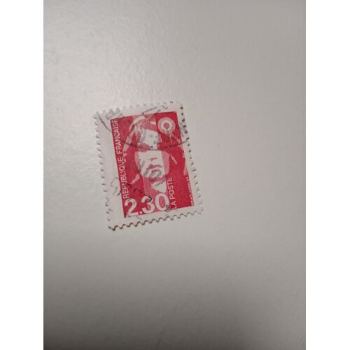 Timbre France Oblitéré 2,30 Yvert N° 2614 Type Marianne Du Bicentenaire Rouge De 1990 M