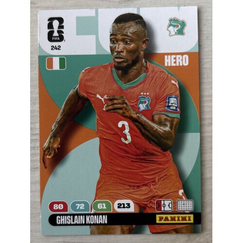 Carte Foot Panini Adrenalyn Xl World Cup 2026 Ghislain Konan 242