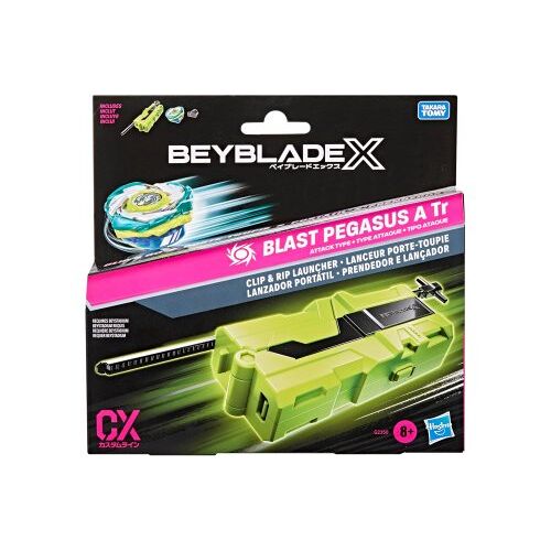 Coffret Toupie Beyblade X Pack Blast Pegasus A Tr - Toupie + Lanceur Lanceur Porte-Toupie - Type Attaque + 1 Carte