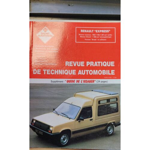 Revue Pratique De Technique Automobile