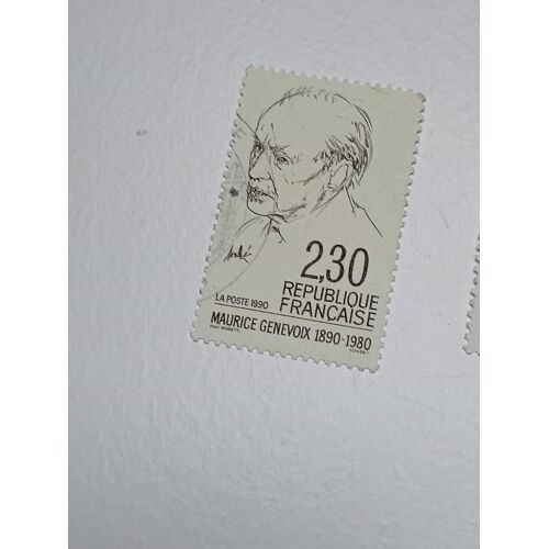 Timbre France 2,30 Oblitéré Yvert N° 2671 - Centenaire De La Naissance De Maurice Genevoix (1890-1980) De 1990
