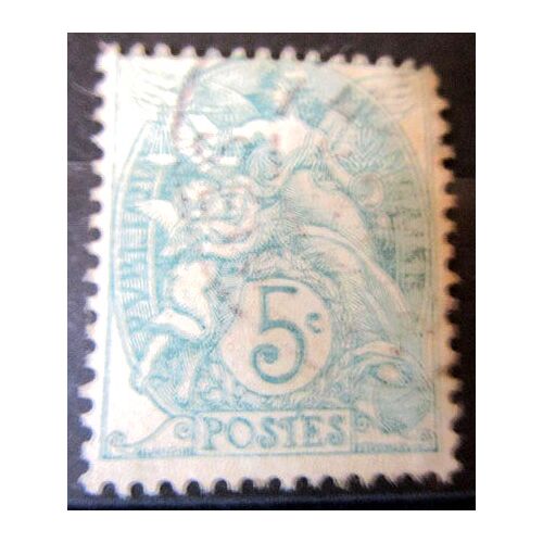 1925: F111c :Type Blanc 5c Vert Bleu (Iia).