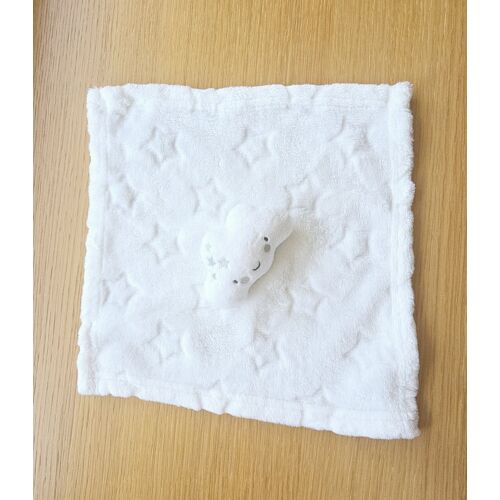 Doudou plat nuage étoiles Primark Cares Blanc