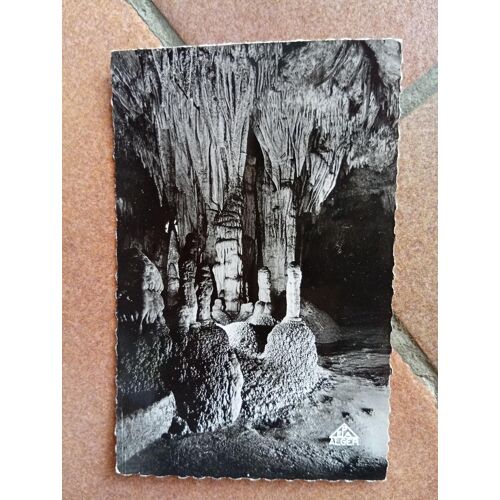 4 Cartes Postales Anciennes Algérie, Grotte Des Merveilles (Ziama Mansouriah) La Cascade,Le Gd Couloir,Les Bouddhas,La Vierge Et L'Enfant -Verso Vierge Avec Tampon D'Origine - Mention Photo Véritable