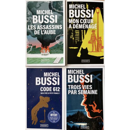 Lot 4 Livres Michel Bussi - Pocket