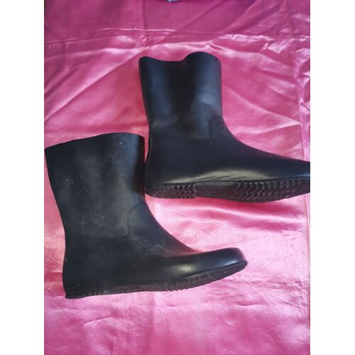 Bottines Noires De Pluie